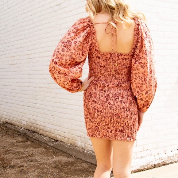 Free People Smock It To Me Dress NEW - Picture 2 of 8